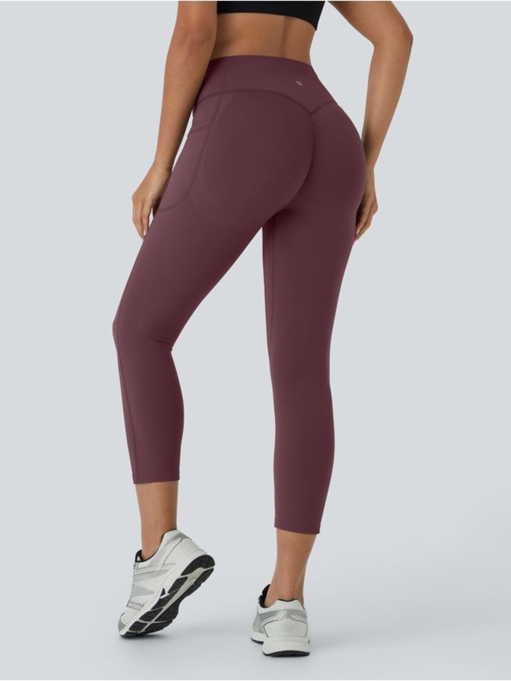 HALARA Sculpting High-Waist 7/8 Leggings - Plum